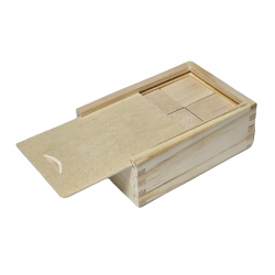 Klocki 6 szt w pudełku zasuwanym